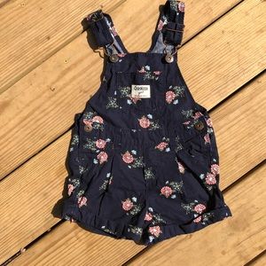 OshKosh girls summer overall shorts